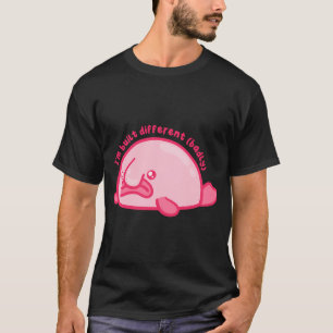 T-shirt Je suis construit différemment (mal) poisson blob
