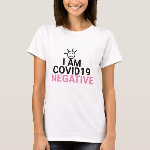 T-shirt Je Suis Coronavirus Covid Virus Négatif Virus Grat