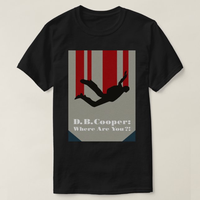 T-shirt Je suis D B Cooper (Design devant)