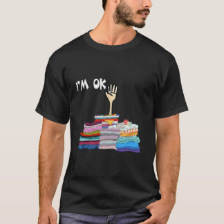 T-shirt Je Suis D'Accord Pour Coudre Du Tissu D'Égout À Co