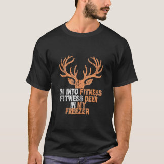 T-shirt Je suis dans Fitness Deer Freezer Funny Hunter Pap