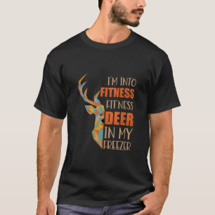T-shirt Je suis dans Fitness Fit Ness Deer dans mon congél