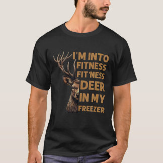 T-shirt Je suis dans Fitness Fit ness Deer dans My Freezer
