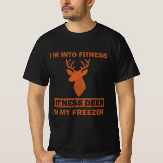T-shirt Je suis dans la forme de la cerf dans mon congélat