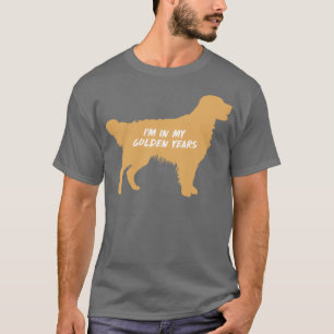 T-shirt Je Suis Dans Mes Années D'Or Golden Retriever Grap