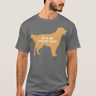 T-shirt Je Suis Dans Mes Années D'Or Golden Retriever Grap