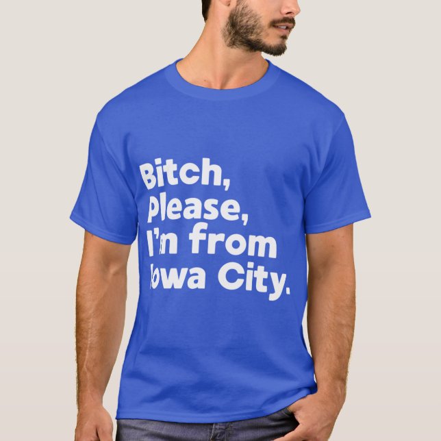 T-shirt Je suis de Iowa City (Devant)