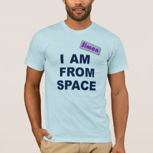 T-shirt Je suis de l'espace