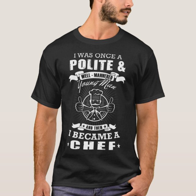 T-shirt Je suis devenu chef garçons anniversaire cuisine (Devant)