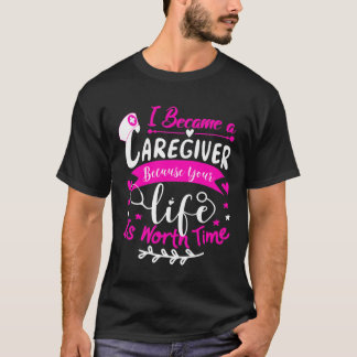 T-shirt Je suis devenu un aidant professionnel Drôle Infir