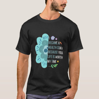 T-shirt Je suis devenu un coach en santé Coaching de santé
