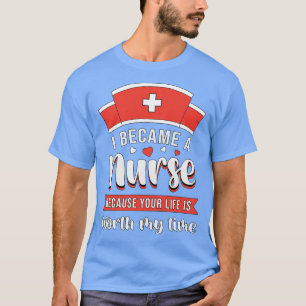 T-shirt Je Suis Devenu Une Infirmière Icu Ambulance D'Urge