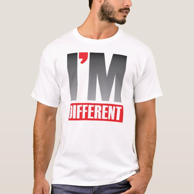 T-shirt Je suis différent (Devant)