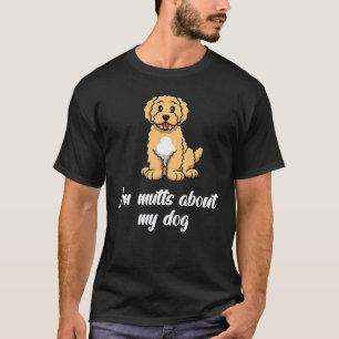T-shirt Je suis dingue de mon chien caniche