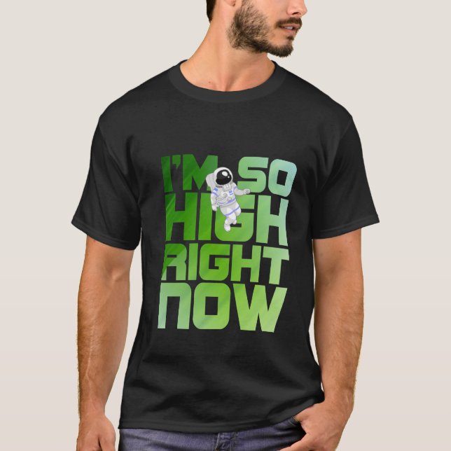 T-shirt Je suis en ce moment - l'espace, astronaute - TB (Devant)