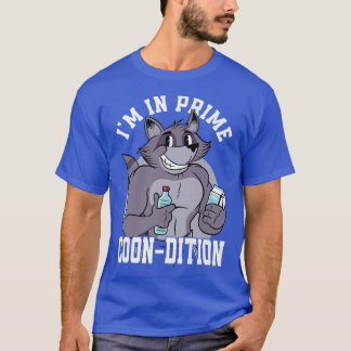 T-shirt Je suis en parfait état Travailler dehors Raccoon 
