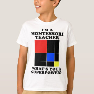 T-shirt Je suis enseignant Montessori - Montessori