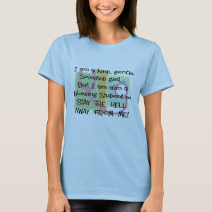 T-shirt Je suis ÉTUDIANT de SOINS vif doux aimable de