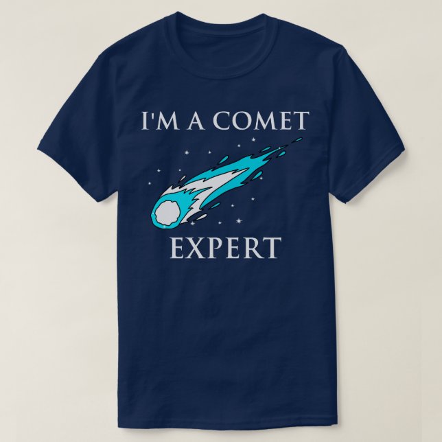 T-shirt Je Suis Expert En Comète (Design devant)