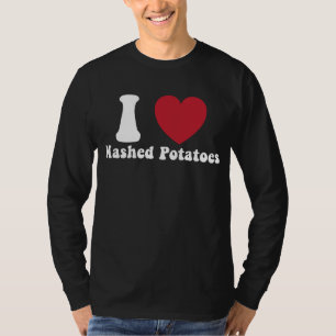 T-shirt Je suis fan de purée de pommes de terre Cadeau de