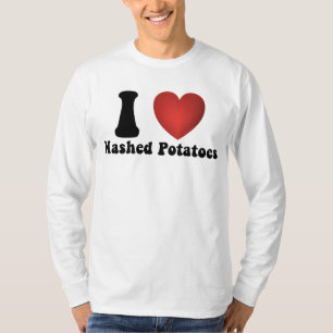 T-shirt Je suis fan de purée de pommes de terre Cadeau de
