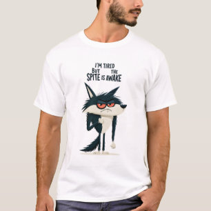 T-shirt Je suis fatigué mais l'animosité est éveillée Cade