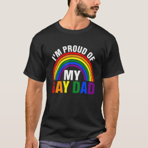 T-shirt Je Suis Fier De Ma Fierté Gay Dad Gay Lgbt Transge