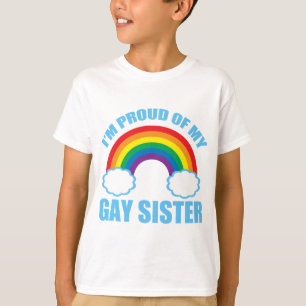 T-shirt Je suis fier de ma soeur gaie