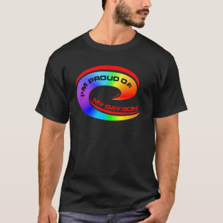 T-shirt Je suis fier de mon fils gai