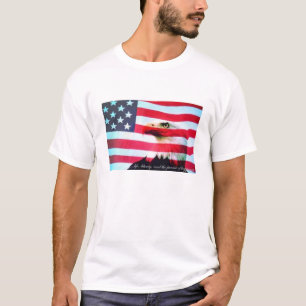 T-shirt Je suis fier d'être un Américain