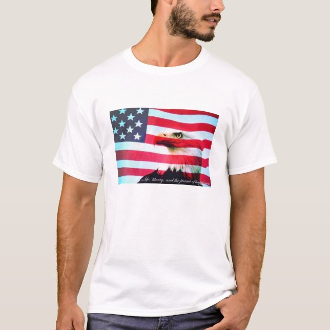 T-shirt Je suis fier d'être un Américain (Devant)