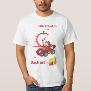 T-shirt Je suis fière d'être un conducteur de livraison da