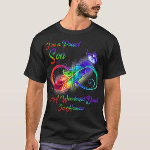 T-shirt Je suis Fils Fier D'Un Père Merveilleux Dans Les C