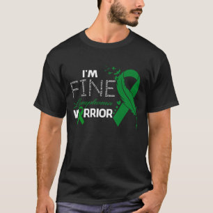 T-shirt Je suis fin Lymphome Guerrier de sensibilisation