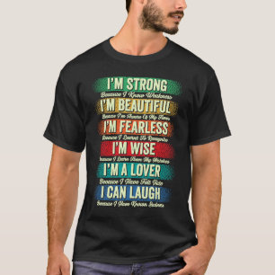 T-shirt Je suis fort Je suis beau Je suis sans peur Je sui
