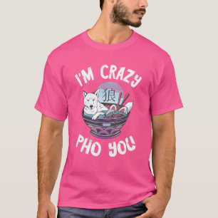 T-shirt Je suis fou Pho Bowl Shiba Inu Chien Soupe Pho Viê