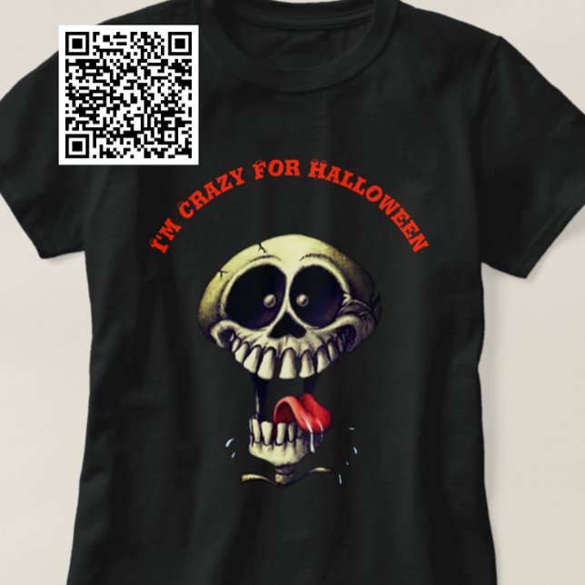 T-shirt Je suis fou pour Halloween (Créateur téléchargé)