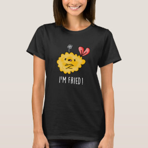 T-shirt Je suis Fried Funny Tempura Sushi Pun Dark BG