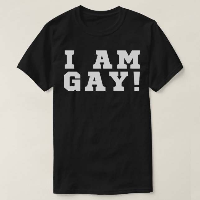 T-shirt Je Suis Gay (Design devant)