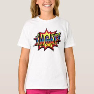 T-shirt Je suis Gay Burst