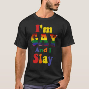 T-shirt Je suis Gay et j'envoie Lgbtq Gay Lesbian Pride