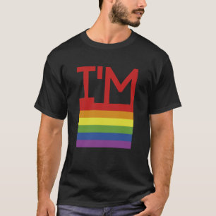 T-shirt Je suis gay Indicateur Rainbow