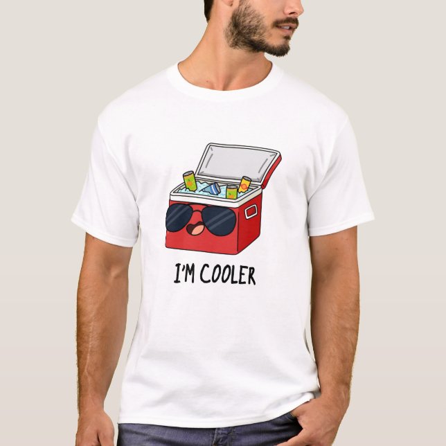 T-shirt Je suis Glacière Funny Ice Glacière boîte Pun (Devant)