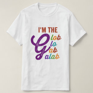 T-shirt je suis glo gab galab