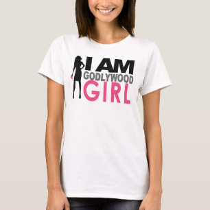 T-shirt Je suis Godlywood Girl - Bella Flown Circle Top