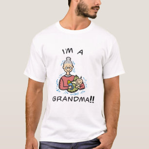 T-shirt Je suis grand-mère et bébé