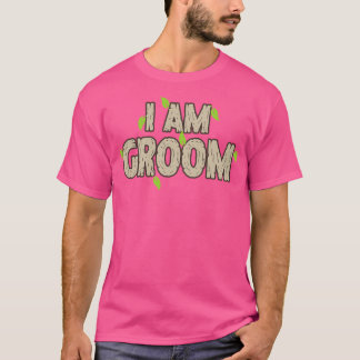 T-shirt Je Suis Groom Mens Drôle Bachelor Mariage Lune de 