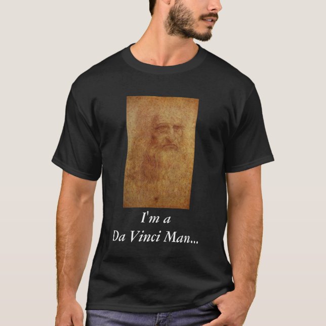 T-shirt Je suis homme d'ADA Vinci… Le besoin je dis plus ? (Devant)