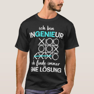 T-shirt Je Suis Ingénieur Je Trouve Toujours Une Solution