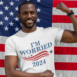 T-shirt Je suis inquiet 2024